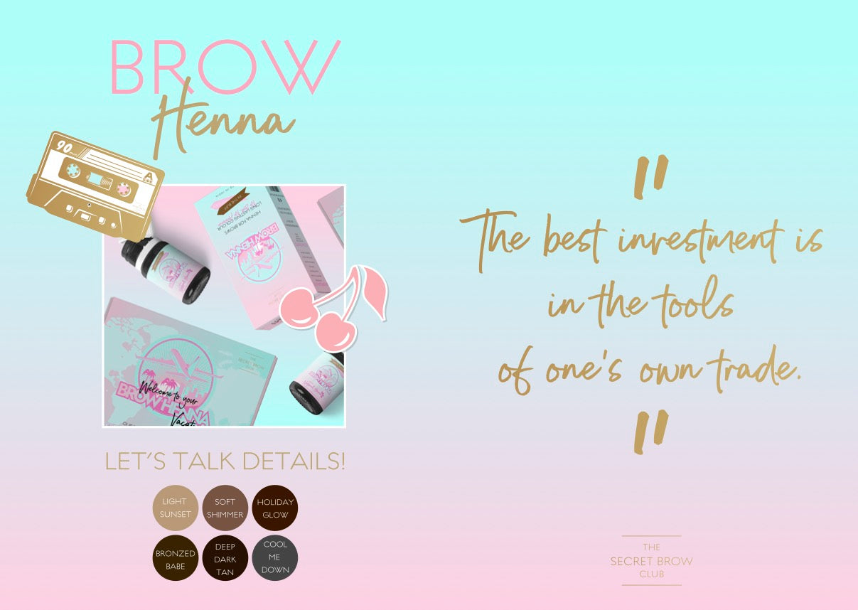 Professional Brow Henna - Full Starter Kit