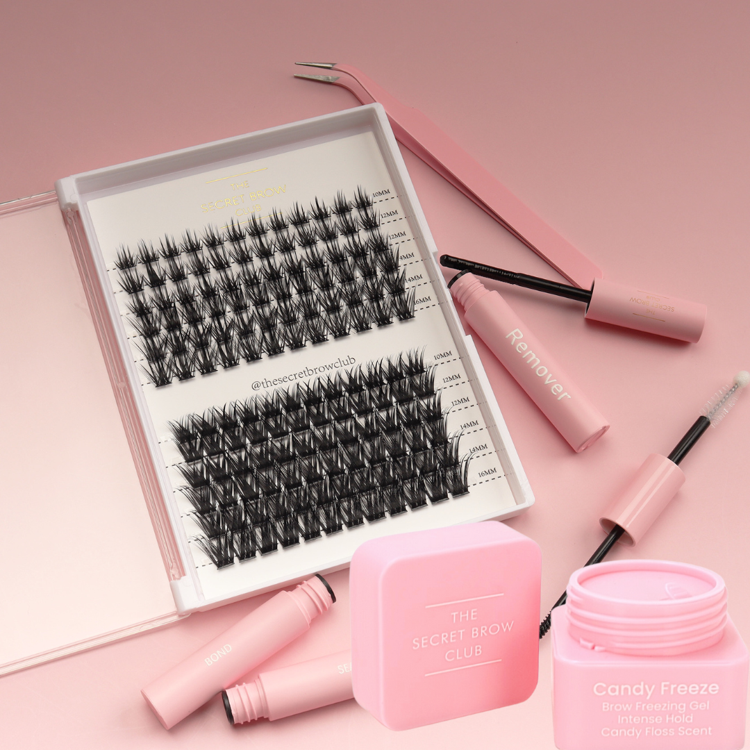 Candy Freeze Brow Gel & DIY Cluster Lash Kit Bundle