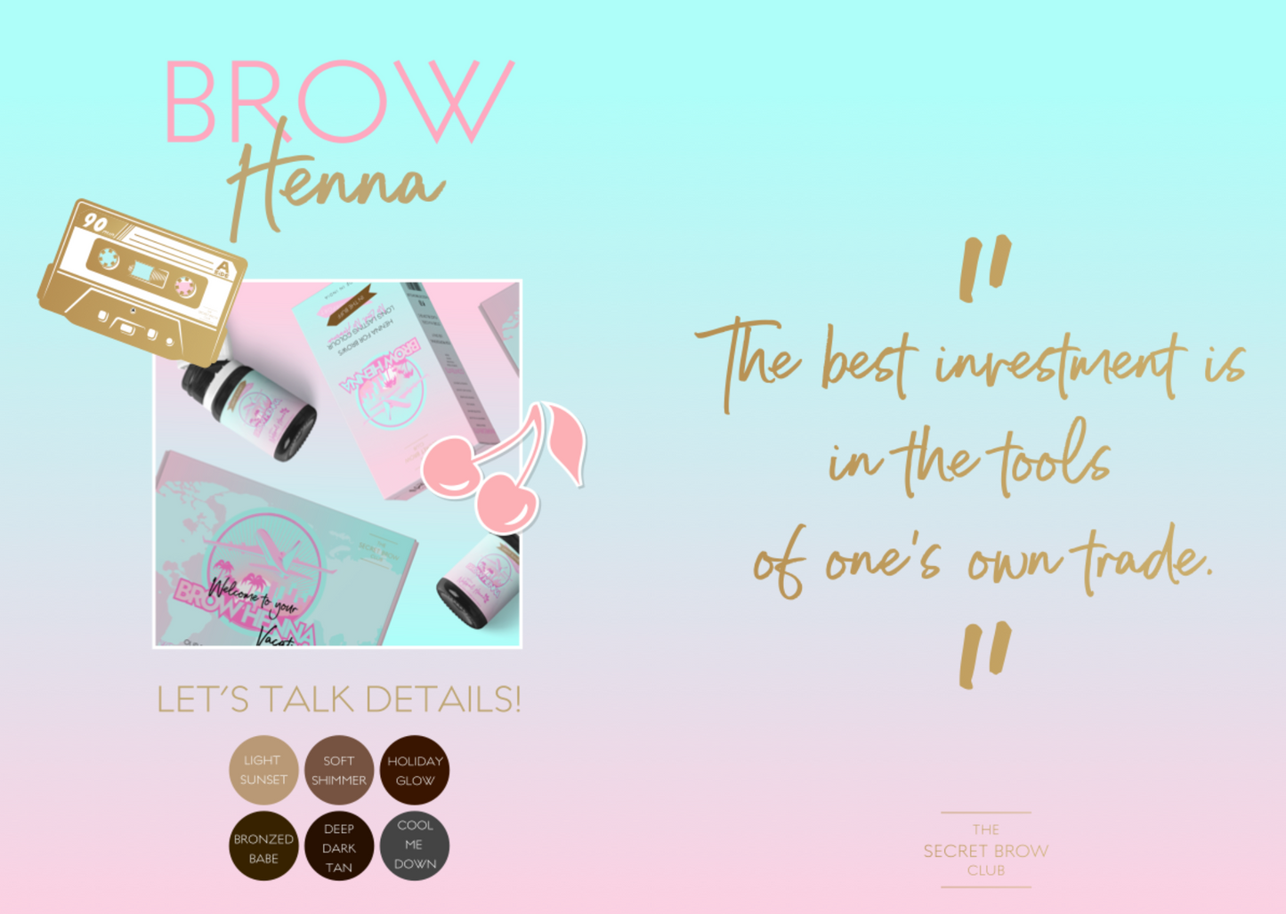 Professional Brow Henna - Best Sellers Kit
